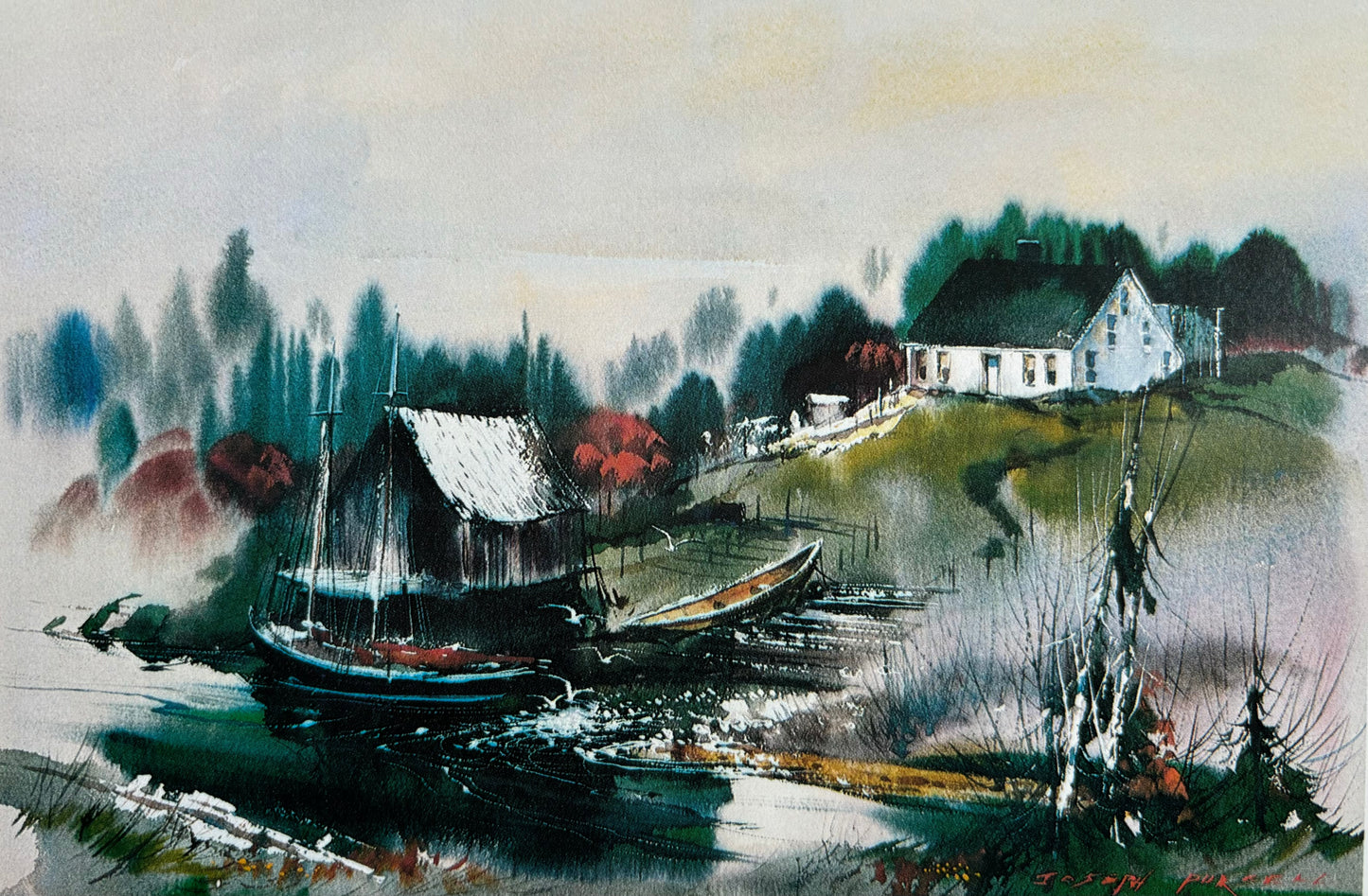 Nova Scotia Series Prints from watercolour paintings by Joseph Purcell