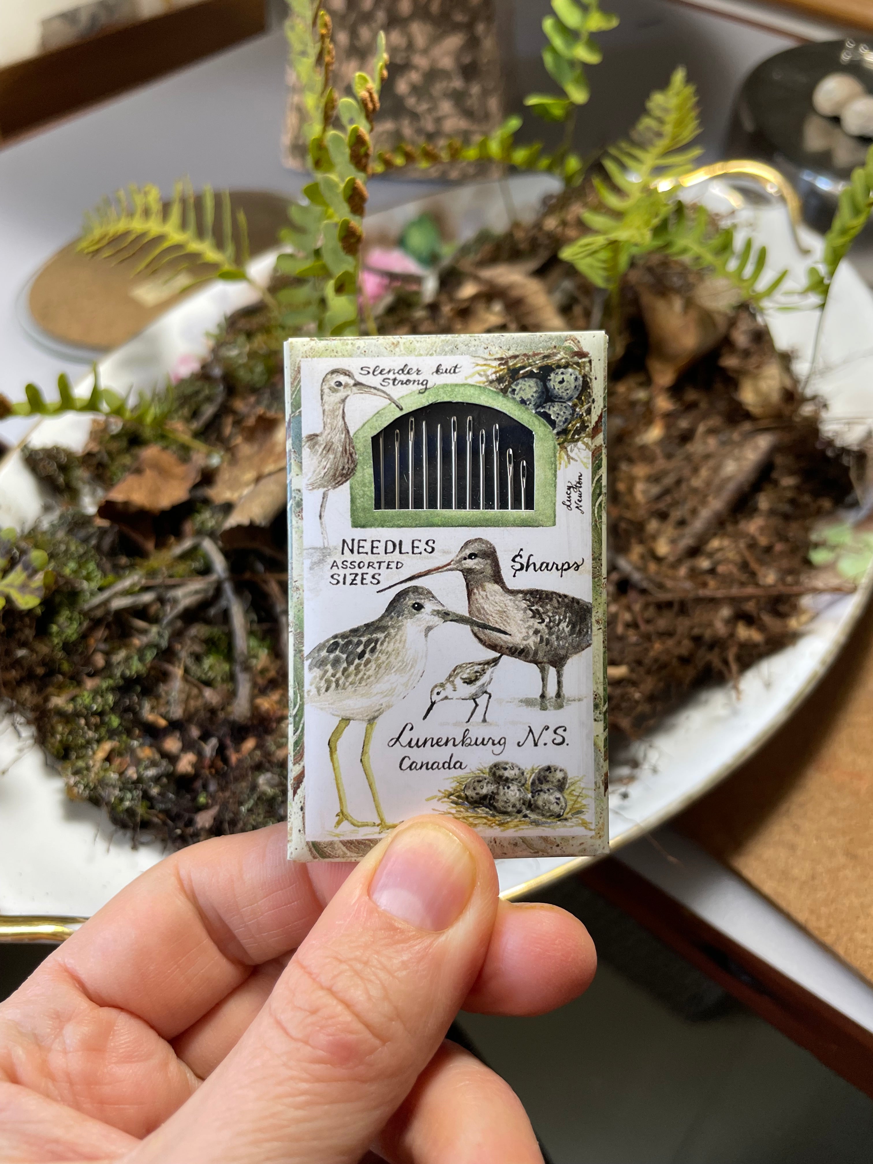Shore Birds Needle Case – Art by the Purcell Family