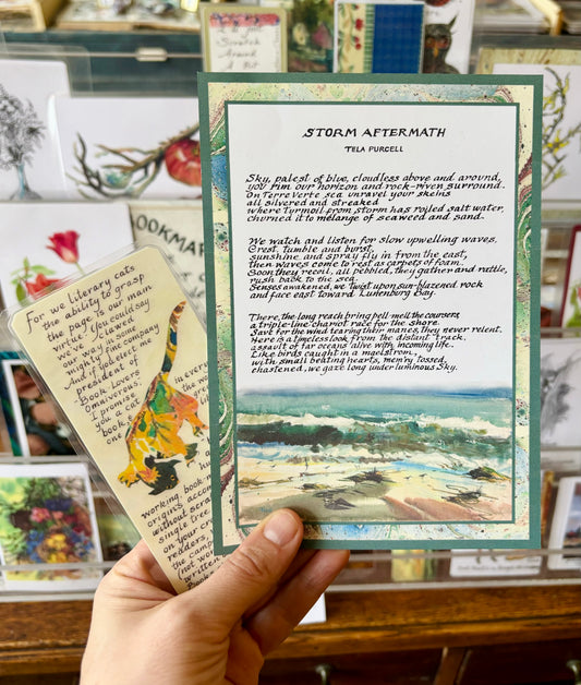 A Peom and Bookmark Combo by Tela