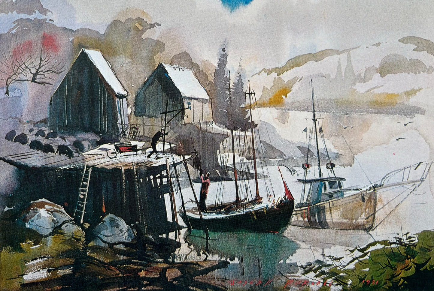 Nova Scotia Series Prints from watercolour paintings by Joseph Purcell