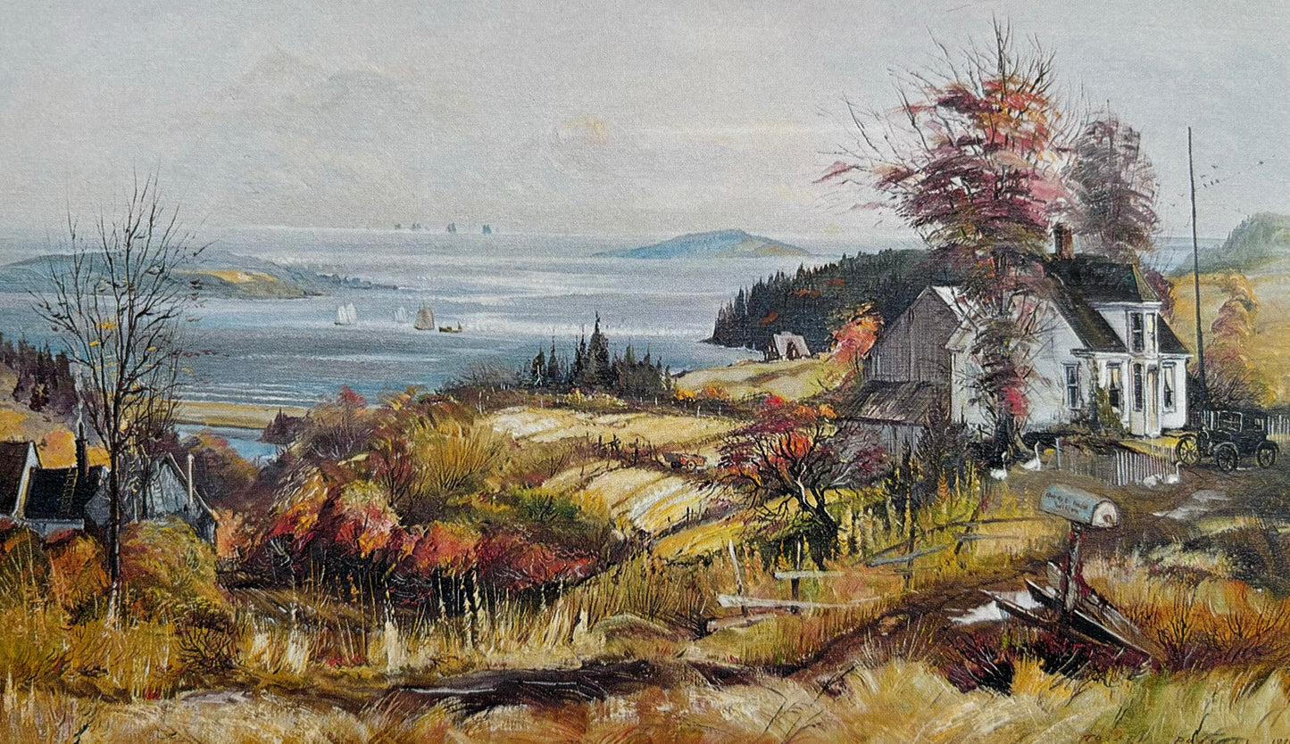 Nova Scotia Series Prints from watercolour paintings by Joseph Purcell