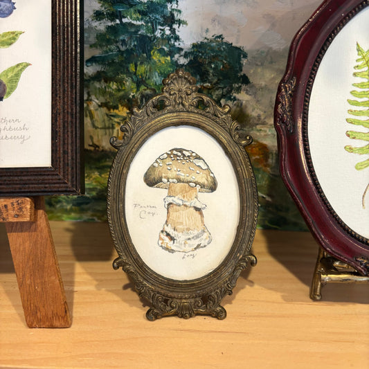 Panther Cap, Original Watercolour by Lucy