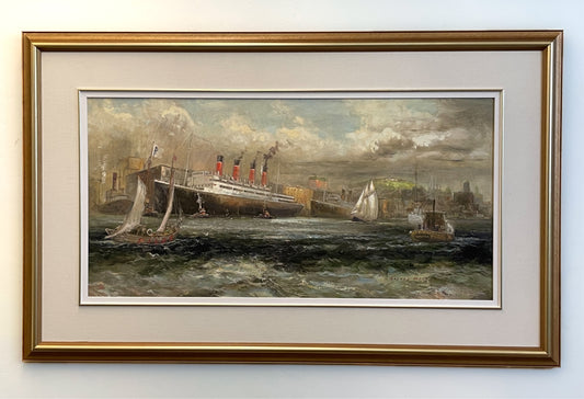 Old Halifax Harbour Oil Giclée
